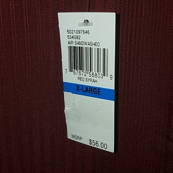 Van Heusen Wicking/Cooling Button Down Shirt NWT S - Picture 5 of 5